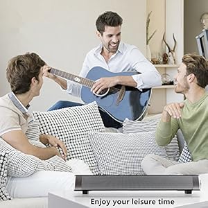 ASIYUN Soundbar [2018 Upgraded] 10W Wired and Wireless Bluetooth