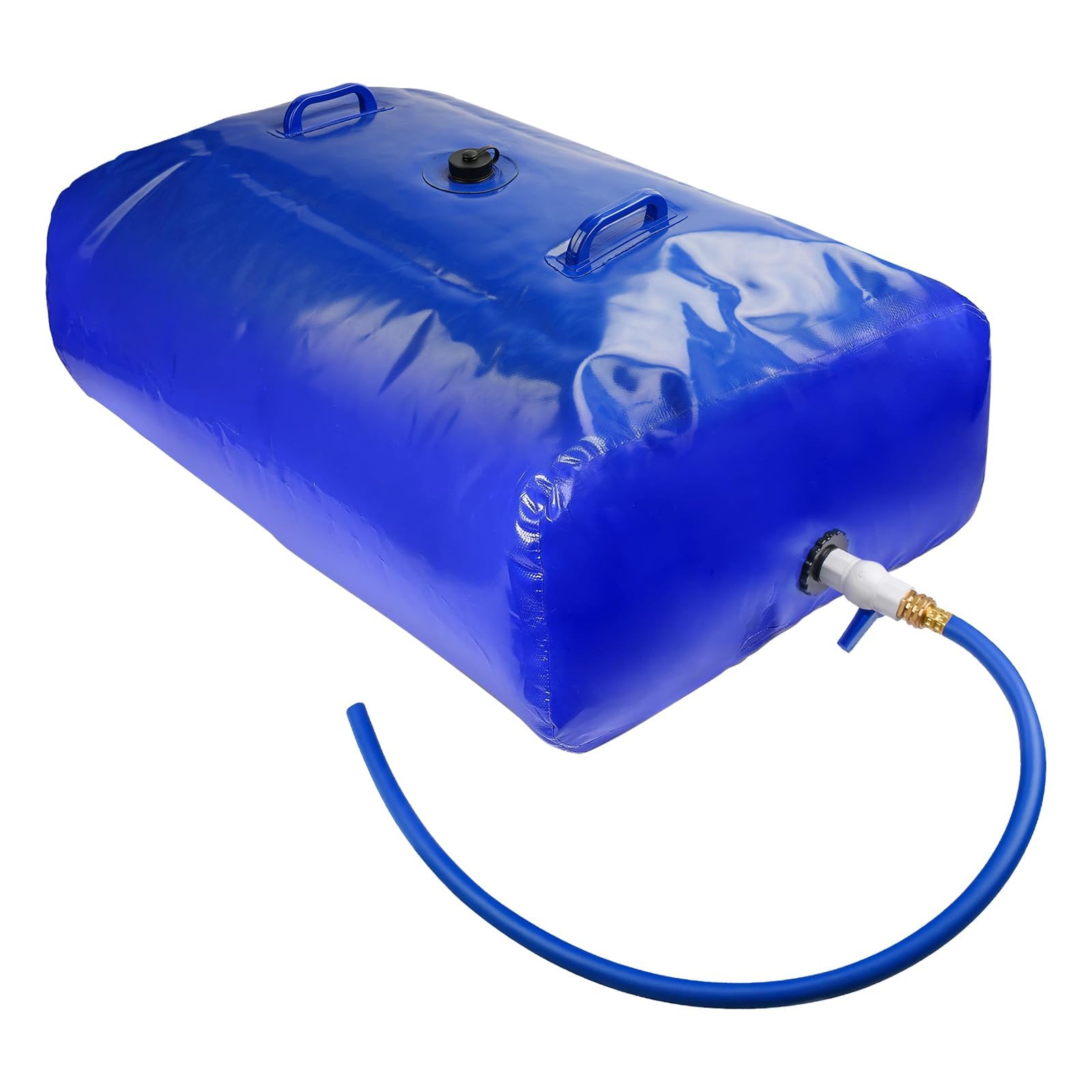 Photo 1 of *UNABLE TO FULLY TEST//UNKNOWN OF ANY DAMAGES* TooTaci 240L/63.4Gal Water Storage Bladder Containers, Portable Water Tank with Hose and 3/4" Adapters, Foldable Reservoir for Emergency, Garden Watering, Drought Resistance, RV Trips