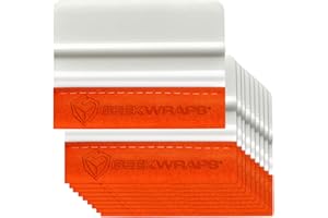 GEEKWRAPS Geek Wraps 4 Inch Marine Squeegee - 10 Pack