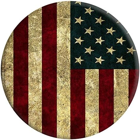 GreenJanice Multi Function Holder Expanding Stand Grip Mount For Smartphones-(American Retro Flag)