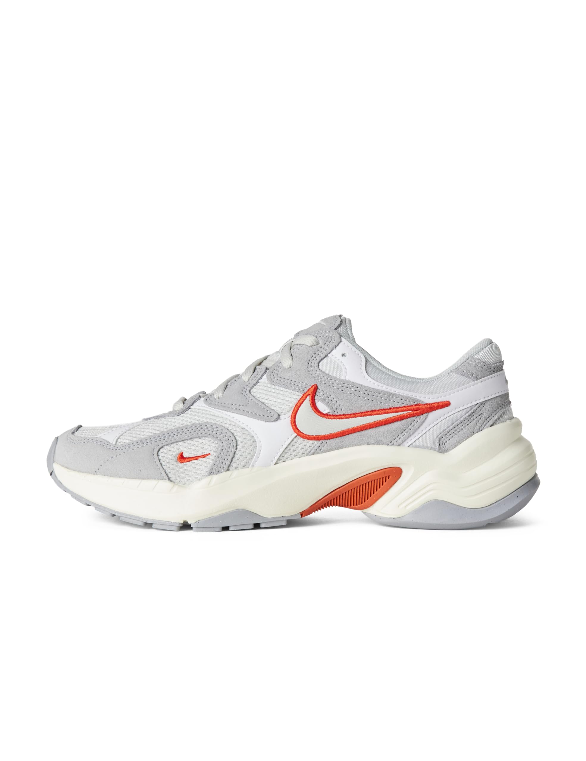 Nike Women’s AL8 Shoes, Wolf Grey/Photon Dust-Picante Red-White, 9.5