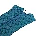 Handmade Knitted Mermaid Tail Blanket，T-tviva All Seasons Warm Bed Blanket Sofa Quilt Living Room Sleeping Bag for Kids and Adults (72.8