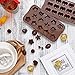 Maxdot 6 Pieces Silicone Chocolate Mold Cake Cookie Mould Candy Baking Mold for Baking Cake DIY Supplies