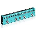 Multi Effects Guitar Pedal,Built-in 3000mAh Rechargeable Battery Electric Guitar Efector with LCD Screen,36 Editable Presets,Chorus,Delay,Reverb,Amp,MOD,IR CAB,Recording,Tuner,BT connection.