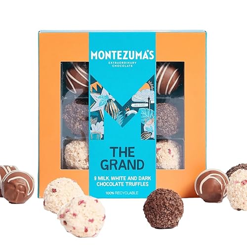 Montezuma's The Grand Truffle Collection Box, Contains 9 Truffles, Gluten Free, 110g Box