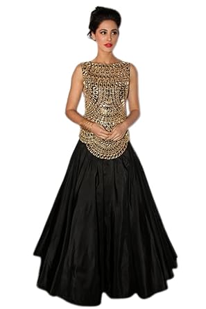 glass work design in dress