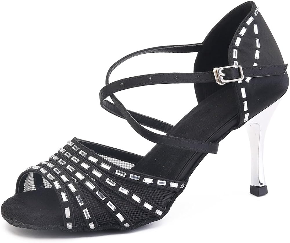 black sandals 3 inch heel