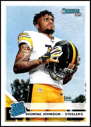 Amazon Com 2019 Donruss 327 Diontae Johnson Pittsburgh Steelers