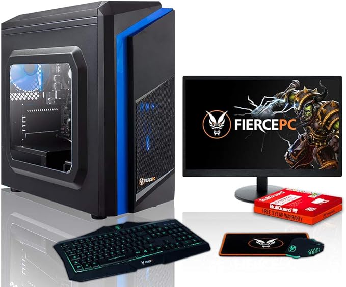 Fierce Gaming PC Bundle AMD Ryzen 3 3200G 4GHz, AMD Vega 8 Graphics