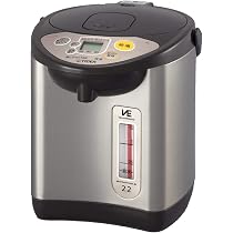 Amazon.com: Tiger electric hot water electric pot VE electric thermos  Noriko-san (2.15L) Brown PIL-A220-T : Home u0026 Kitchen