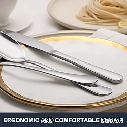 Hiware 24-piece Forks and Spoons Silverware