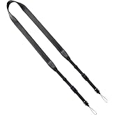 YMTHamaz3 Camera Neck Strap/Thin Camera Strap or Binoculars Strap Black