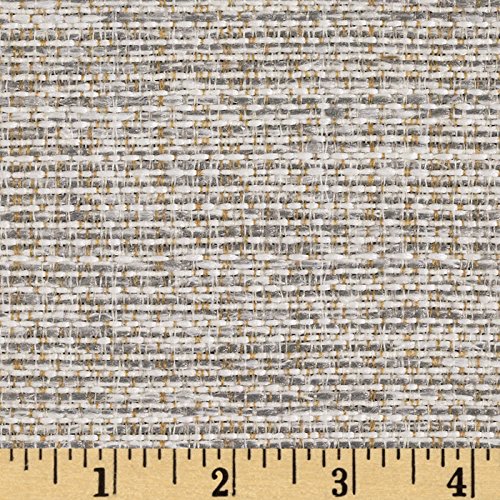 Magnolia Home Fashions 0353010 Upholstery Boulder GreyBasketweave Fabric by The Yard, Grey