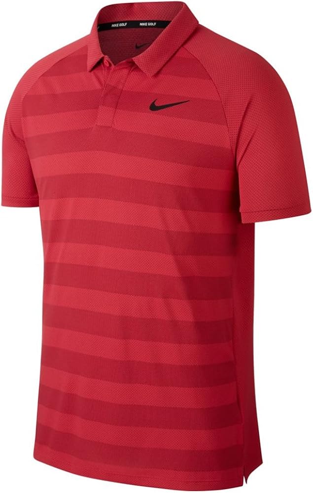 Best Nike Men’s Zonal Cooling Striped Golf Polo M Ocean Bliss Black