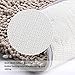 Vdomus Soft Plush Microfiber Bathroom Rug Extra Absorbent Bath Mat - Non-Slip Shaggy Floor Mat - Machine-Washable Bath Runner - Ideal for Shower and Bath (Beige, 32'' x 20'')