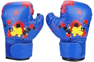 Boxing Gloves for 2-12 Years Kids, Children Boxing Training Gloves PU Leather Grappling Gloves for Punching Bag, Kickboxing, 