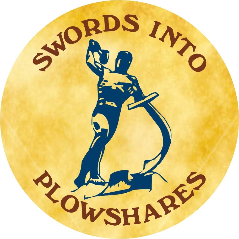 Swords Into Plowshares Button/Pinback Clothing