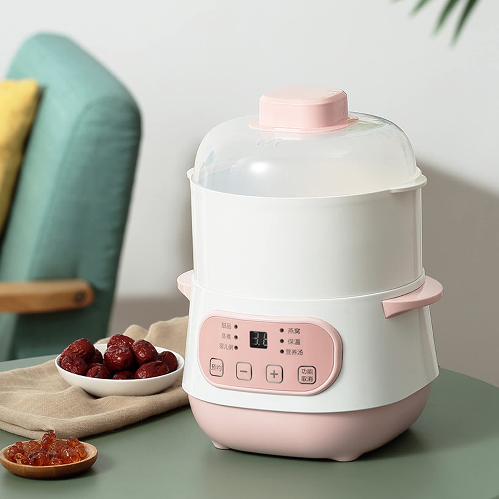 Smart Small Electric Stewing Pan Appointment Timing Sputum Stewed Automatic Mini Boiled Porridge Soup Pot Electric Stew