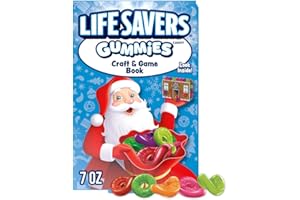 LIFE SAVERS Christmas Stocking Stuffer Fruit Flavored Gummy Candy, 7 oz Christmas Candy Gift Box