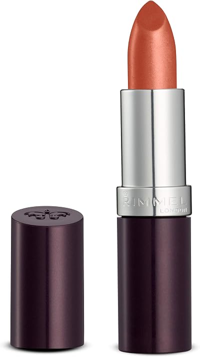 Rimmel London Lasting Finish Lipstick 210 Coral in Gold Long-lasting 4g