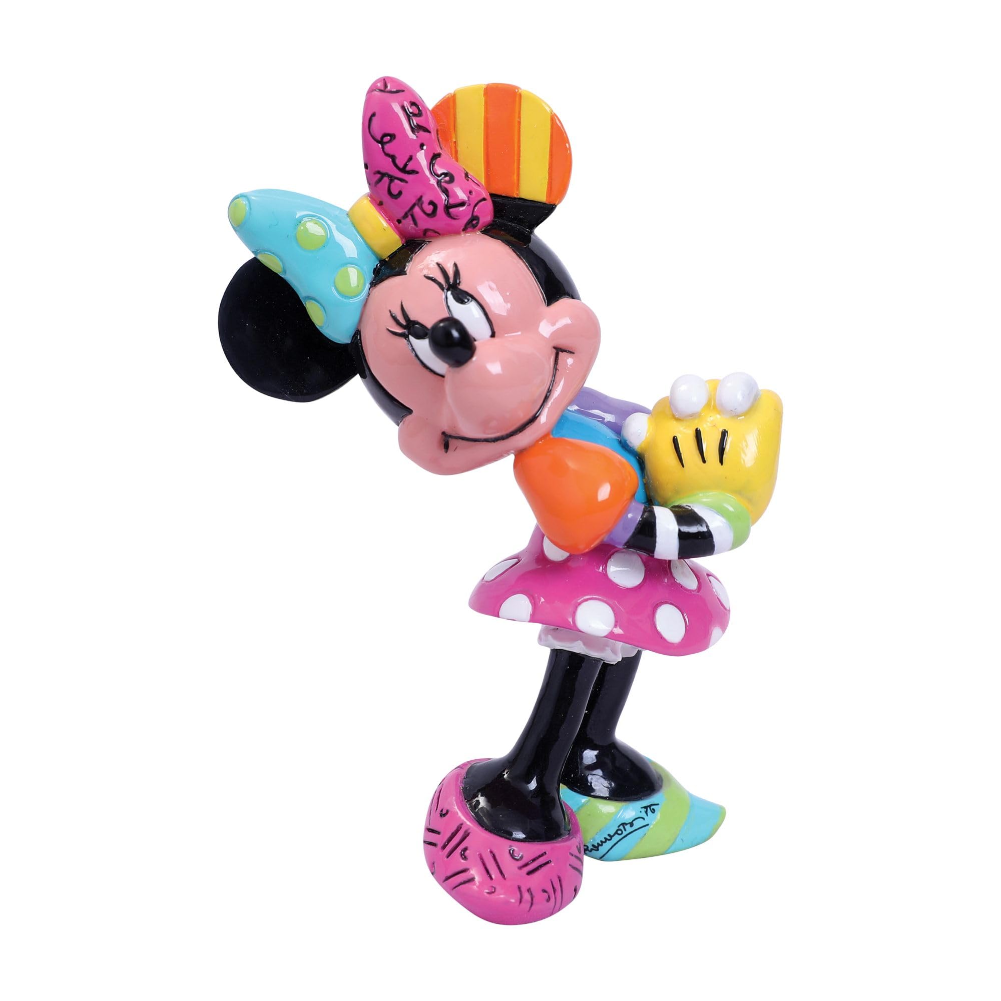 Romero Britto Minnie Mouse Blushing Mini Figurine
