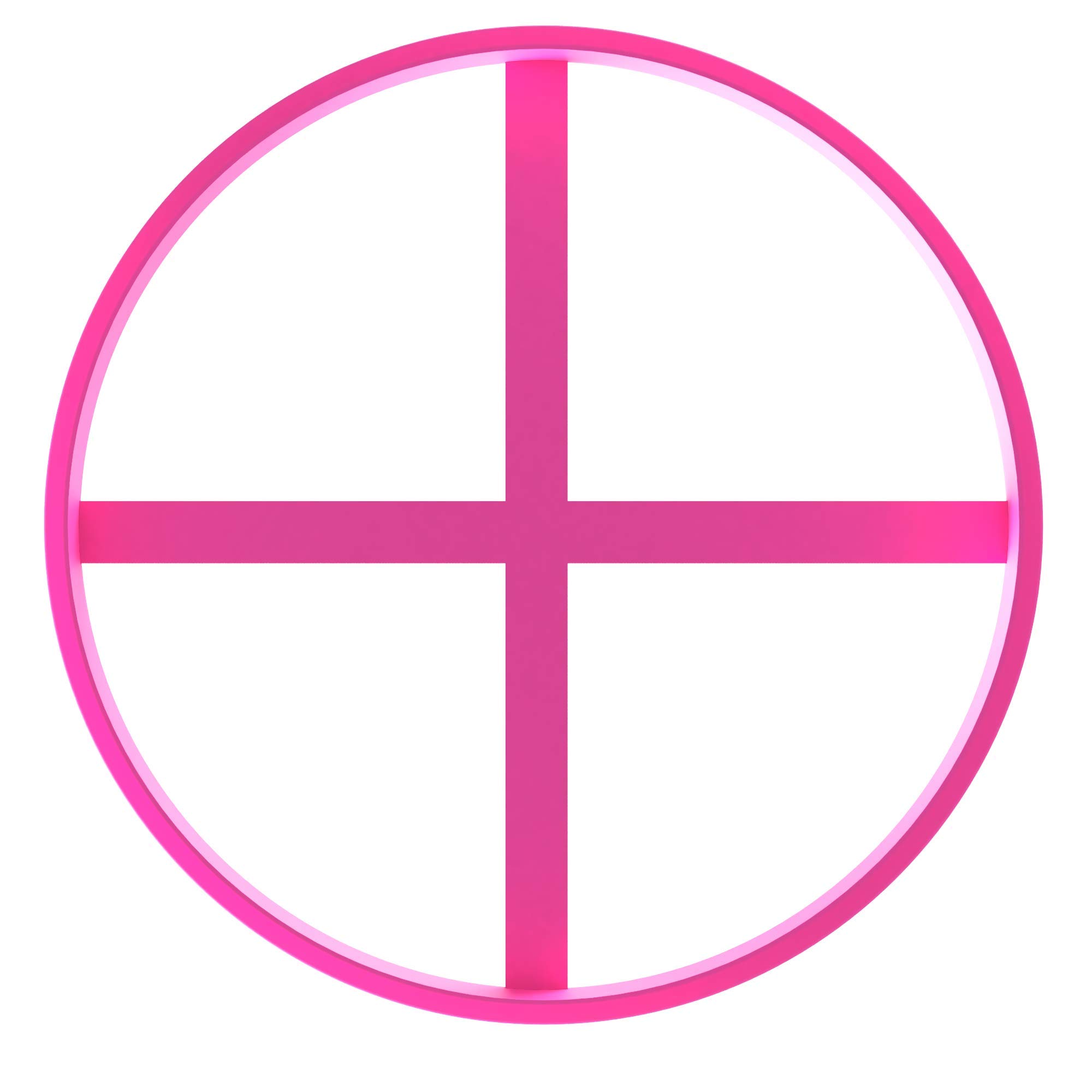 LissieLou Circle Shape Icing Fondant Cookie Cutter - 11cm