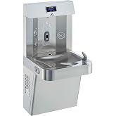 Avalon Wall Mounted Water Fountain with Bottle Filling Station, High Capacity Cooling, Sensor Dispensing, Self Cleaning, Digital Bottle Counter Display, Dual Filtration, ADA Compliant