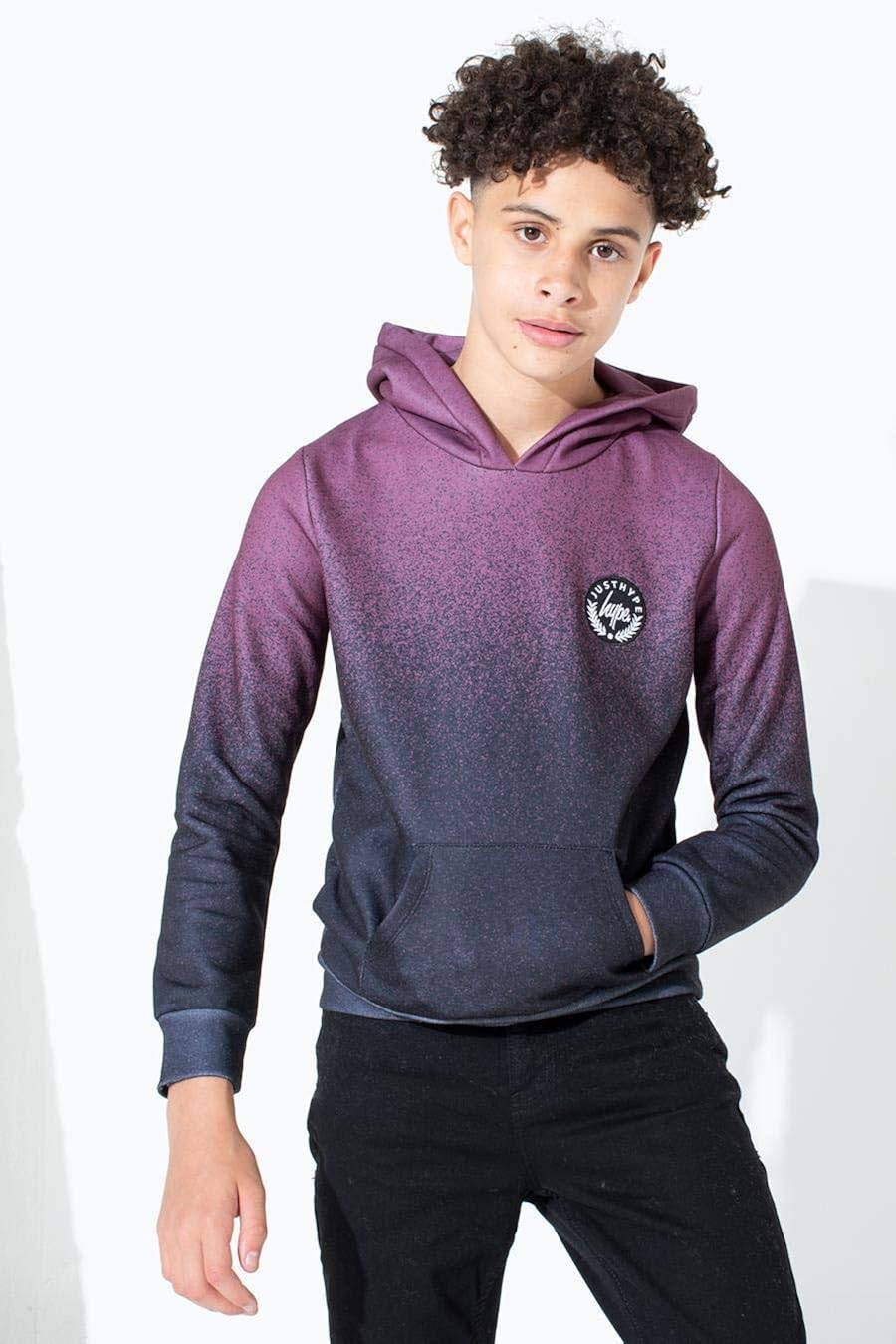 hype Burgundy Speckle Fade Kids Pullover Hoodie: Amazon.co.uk: Clothing