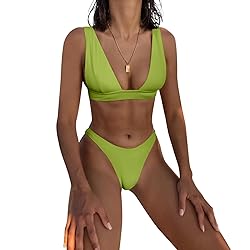 Bathing Suits for Women Deep V Neck Sexy Two Piece