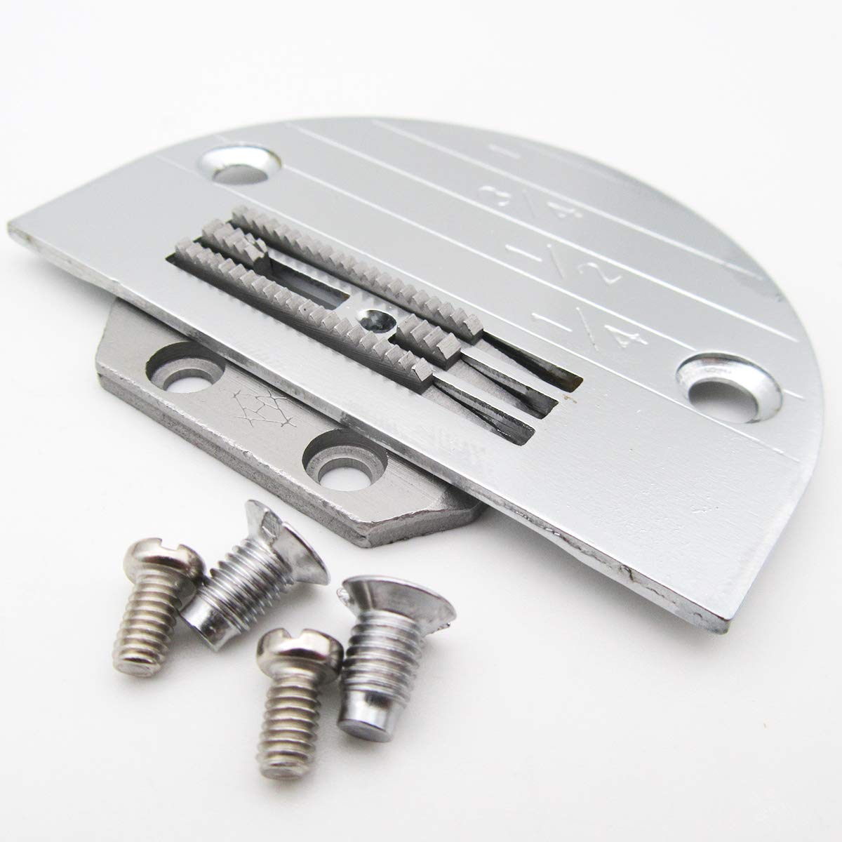 CKPSMS Brand - #149057+147150 1SET NEELDE Plate&Feed Dog with Screws Compatible with JUKI Brother Single Needle Sewing