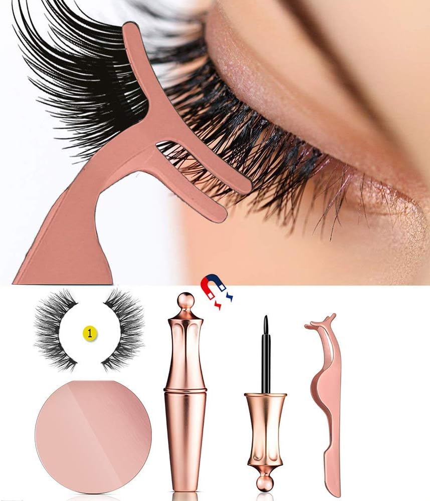 Magnielash Kit, Magnetic Eyeliner Kit, Magnetic Eyelashes, Magnetic False Lashes (KS01-5)