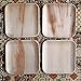 Thynk Palm Leaf Plates, All Natural and Compostable Disposable Plates, Eco Friendly and Elegant 9.5 inch square, 20 Count