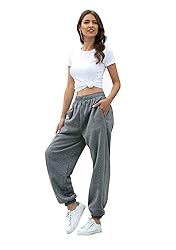 Womens Sweatpants with Pockets High Waist Jogger