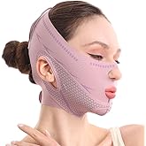 Chin Strap For Sleeping Face Lift, Double Chin Reducer, Reusable 3D V Line Lifting Mask, Graphene Breathable Lce Silk Face Lift Mask for Double Chin Reduction, Facial Contouring & Sagging Cheeks