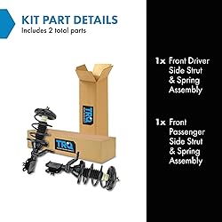 TRQ Front Strut & Coil Spring Assembly Set Driver