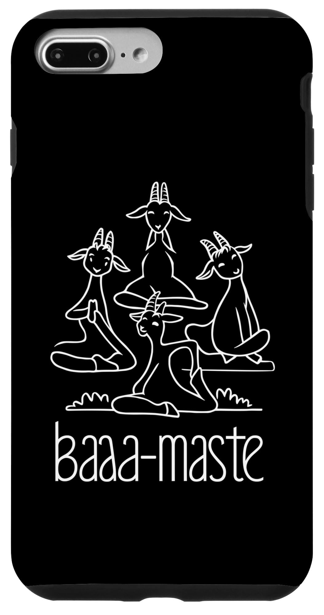 iPhone 7 Plus/8 Plus Baaa-Maste Goat Yoga Peaceful Mind Collection Case