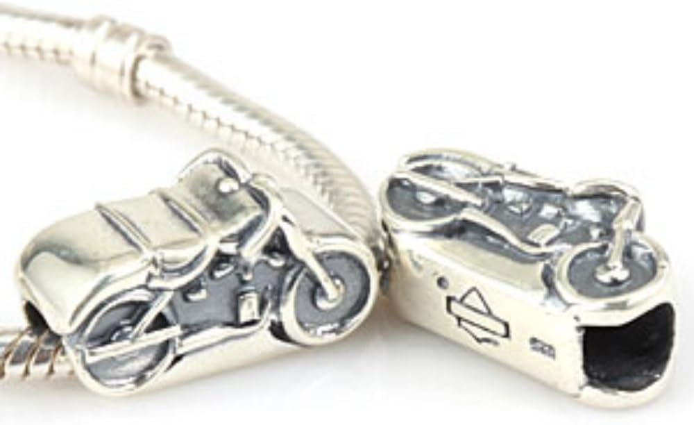 Motorcycle Charm 925 Sterling Silver Bead Fit Pandora Charms