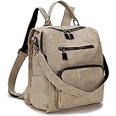 RAVUO Backpack Purse for Women, Fashion Leather Handbags Designer Convertible Satchel Ladies Shoulder Bag 3 Ways to Carry