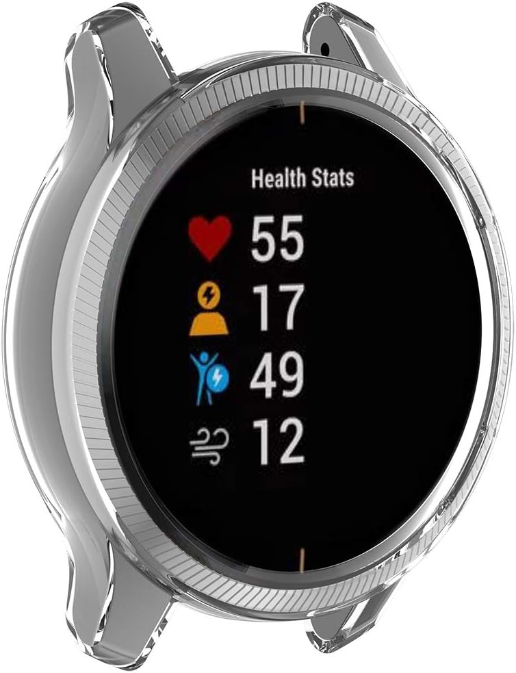 Tencloud Cases Compatible with Garmin Venu Protector Protective Case Cover Soft TPU Bumper Shell Watch Accessories for Garmin Venu Smartwatch (Clear) - Image 5