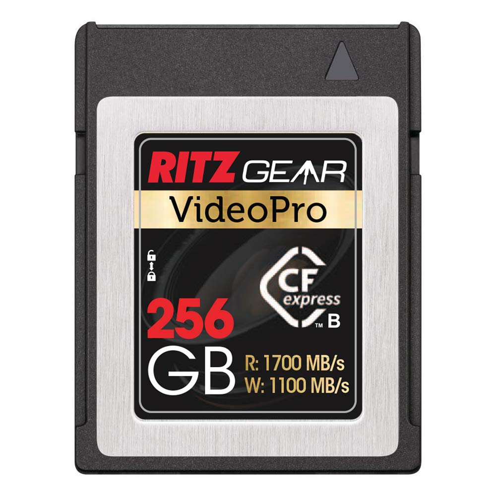 Ritz Gear 256GB High-Speed CFexpress Type B SD Card, (Not Recommended for Nikon Cameras)