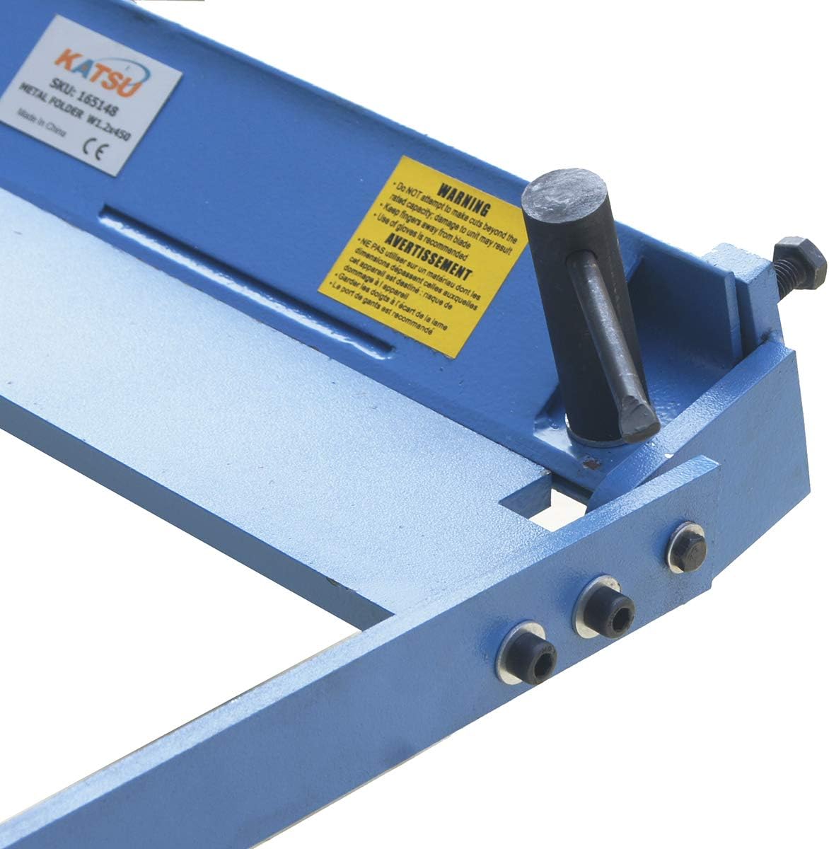 KATSU Manual Sheet Metal Bending Folding Machine Bender 450mm Metalworking Workshop Hand Brake Folder - Image 5