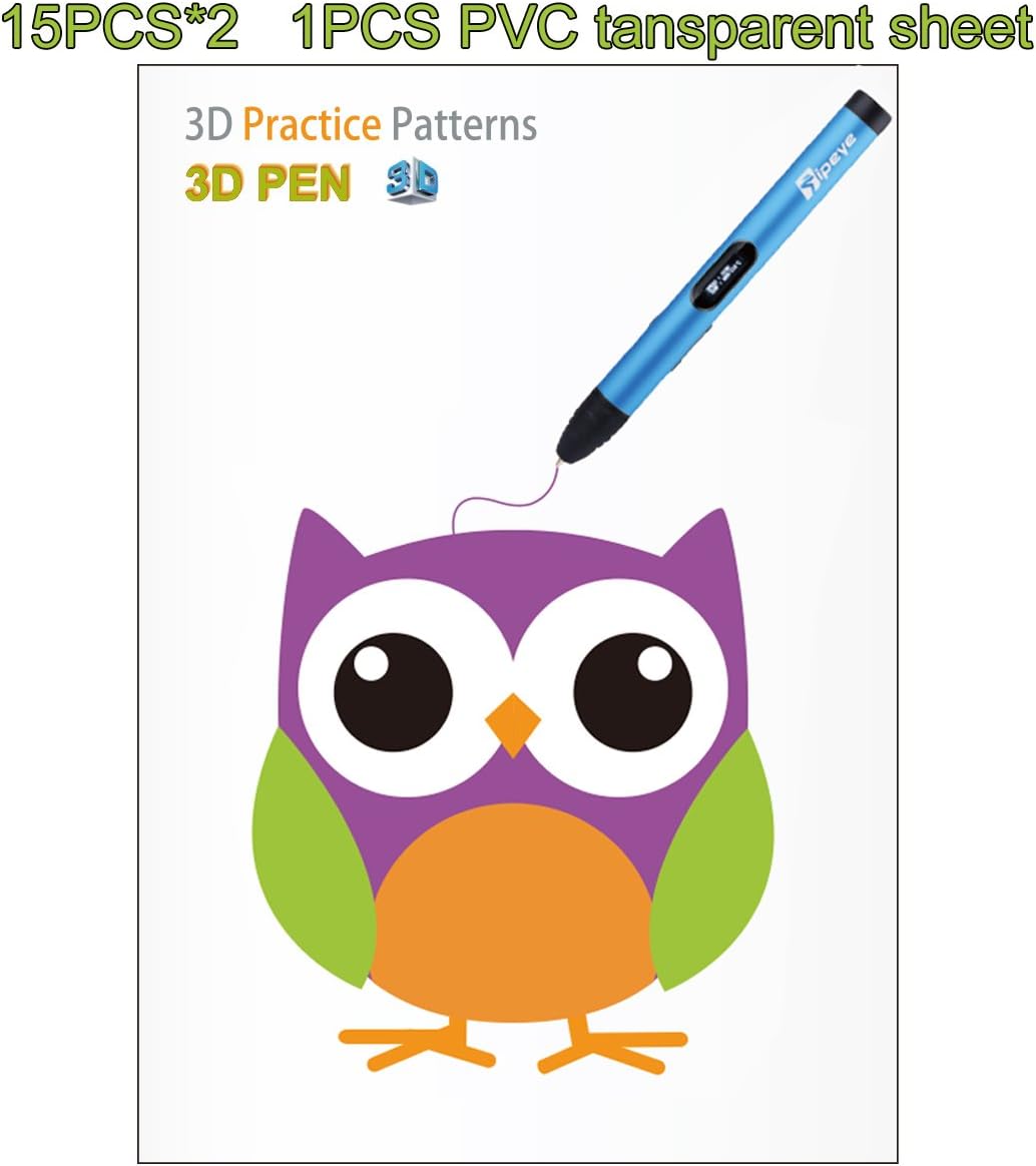 3d Stift Zeichnung Schablonen Fur 3d Druckstift 3d Stift Zeichnung Schablonen 3d Zeichnung Und Doodle Printing Pattern Doppelseitiger Druck 30 Verschiedene Seiten Amazon De Kuche Haushalt