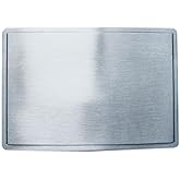 JEAN'S FRIEND Vintage Style Rectangle Blank Belt Buckle For Engraving