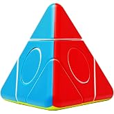 Cuberspeed Pyramid Duo Easy Speed Cube for Beginner Triangle Speed Cube