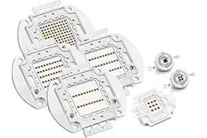 TOPXCDZ LED Chip Infrared IR 680nm 740nm 760nm 800nm ​​850nm 880nm 940nm 980nm 1000nm COB Diodes 3W 5W 10W 20W 30W 50W 100W L