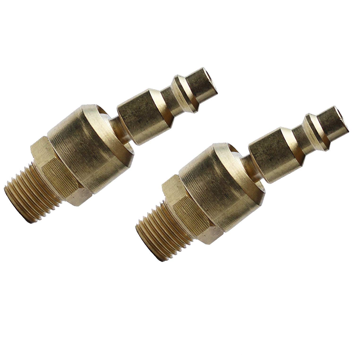 Uffy - Industrial Ball Swivel 1/4" NPT Male Quick Connect Air Tool (M-Style) Milton Fitting