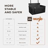 Wuglo Extra Stable Dog Car Seat with Seat Belt up to 26 kg view 3