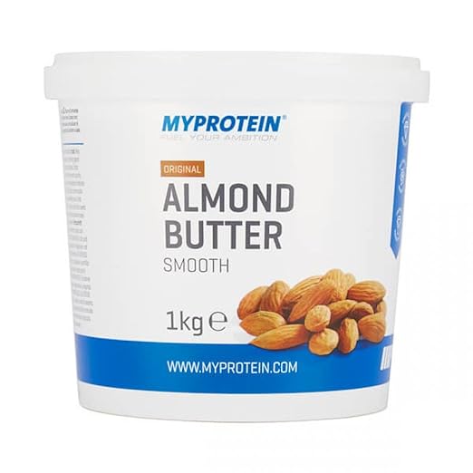 title=MyProtein Almond Butter Smooth Burro di Mandorle- 1000 gr