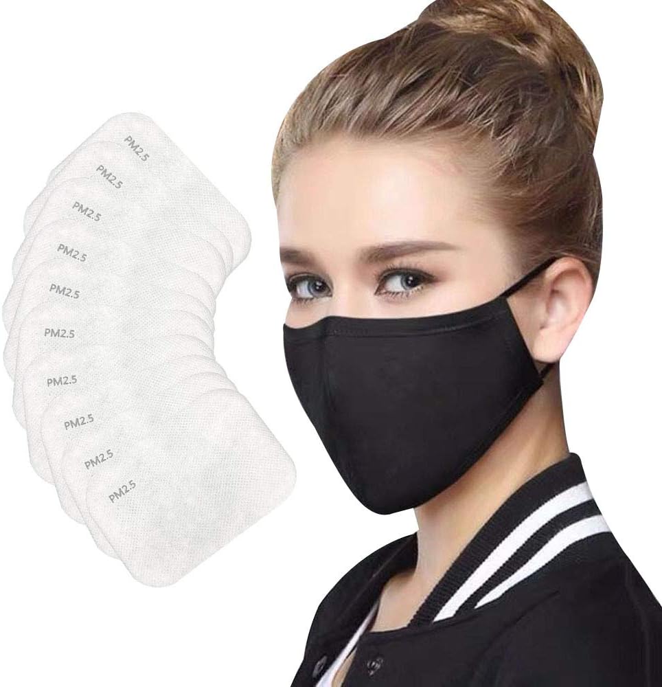 Wash Reusable Mask 3 Layers Activated Carbon Filter Anti-dust Mask PM2.5 Cotton Mouth Mask