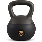Fitvids Soft Kettlebells - Sea and Iron Sand Filled Weights for Women and Men - Color Coded Soft Vinyl Kettlebells &ndash; Multiple Sizes &ndash; A. 5-Pound &ndash; Black